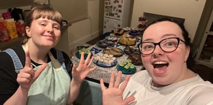 Sisters bake for twelve hours to raise money for charity