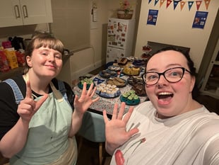 Sisters bake for twelve hours to raise money for charity