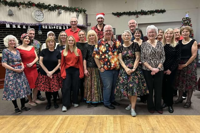 Okehampton jive group celebrates with an end of year party