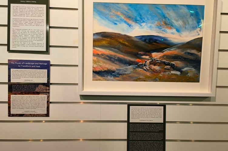 A painting created for the Rite for Freedom exhibition