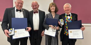 Okehampton rotarians honoured