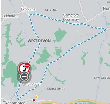 The road cancellations set for March