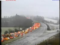 Snow closure for the A380 ahead of rush hour