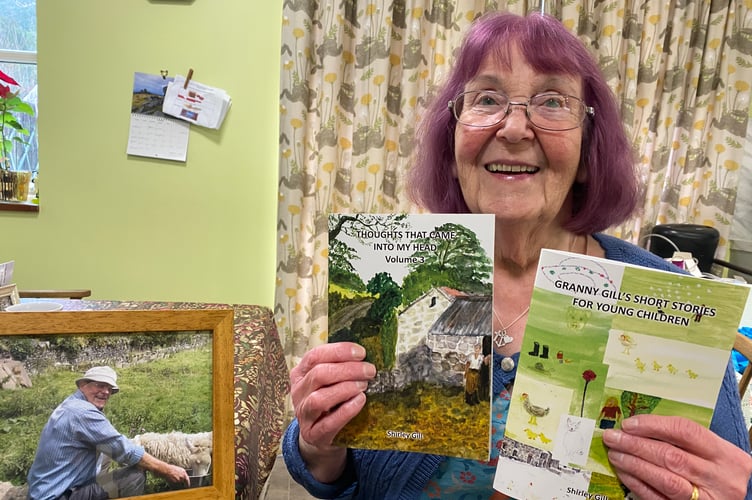 Author Shirley Gill has written what could be her final charity poetry and children's story books.