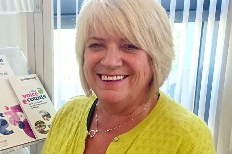 Strategic Lead Pat Harris for Healthwatch in Devon, Plymouth and Torbay. 