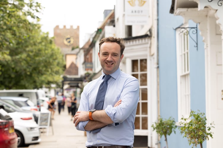 Danny Chambers, MP for Winchester grew up and trained to be a vet locally, and stood for the Lib Dems in North Cornwall before winning in Winchester. (Picture: Liberal Democrats)
