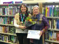 Library volunteer retires after twelve years