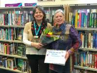Library volunteer retires after twelve years