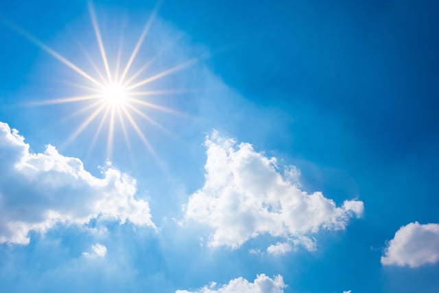 Sunny and warm today with hotter outlook tomorrow