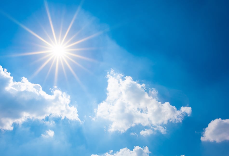 Sunny today and tomorrow with gentle breezes