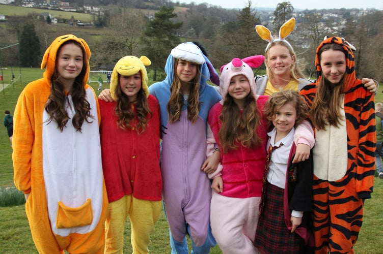 Mount Kelly College animal characters for World Book Day.