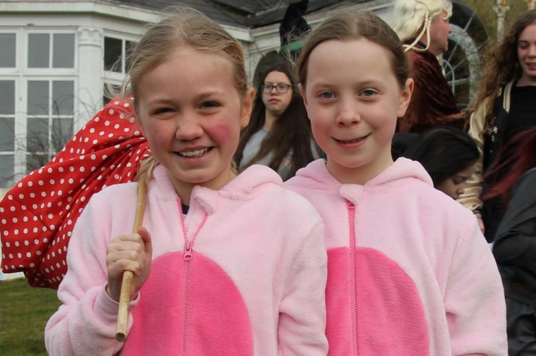 Mount Kelly College - piglet characters for World Book Day.
