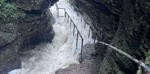 Lydford Gorge hopes to reopen by end of month after mudslide