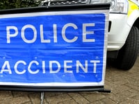 UPDATE:  A386 has reopened after earlier crash