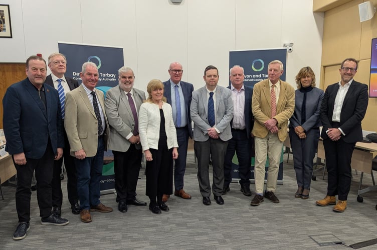 The inaugural meeting of the Devon and Torbay combined county authority