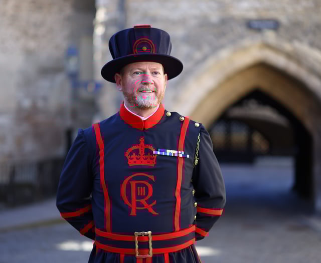  Royal Marine takes on Beefeater role at Tower of London