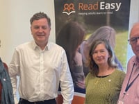 Central Devon MP visits Okehampton's Read Easy 
