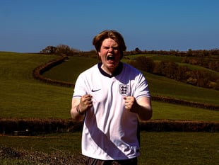 Charity runner passes Okehampton