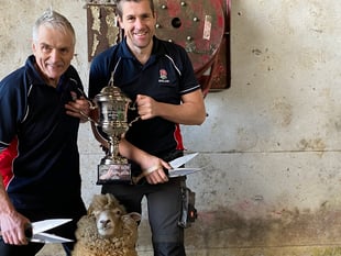 Sheep shearers at the world's cutting edge
