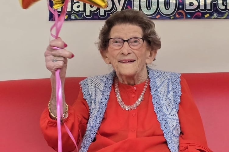 Happy 100 birthday Dolly (Dorothy (copyright Livewell Southwest)