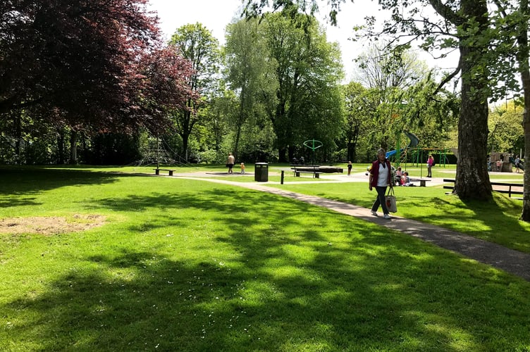 Tavistock's Meadows saw damage by an illegal encampment at the weekend. Pictured on an earlier occasion.