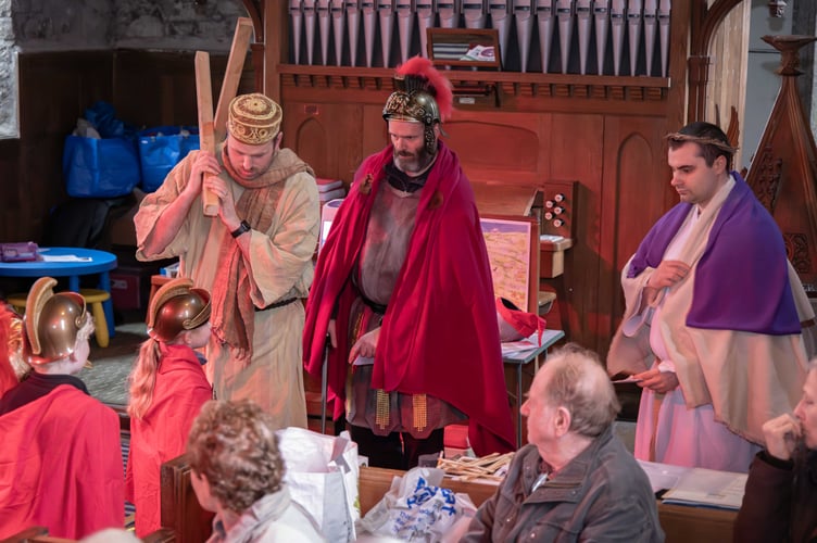 Brentor Christ Church Good Friday. Picture by Dave McMahon.