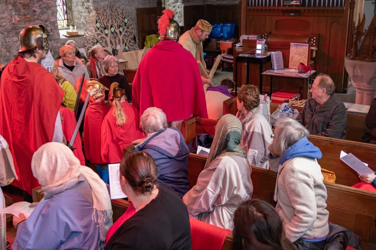 Brentor Christ Church Good Friday. Picture by Dave McMahon.