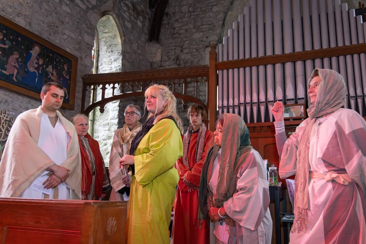Brentor Christ Church Good Friday. Picture by Dave McMahon.