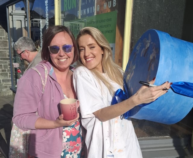 Sophie Tea Art boosts Tavistock charity