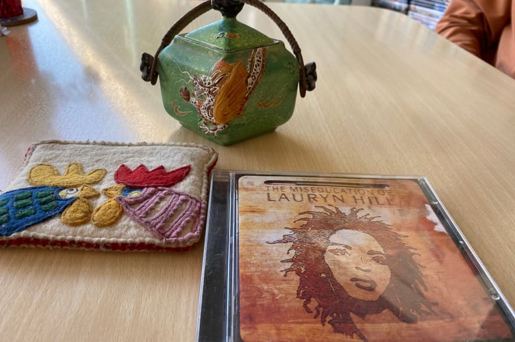 These are the possessions left behind in the Tavistock squat by a mystery squatter who features as a character in Laurence Shelley's new novel. He hopes to reunite the squatter with the items.