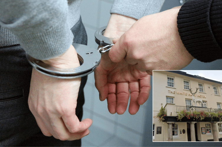 Semple has been arrested after threatening men with an axe in Wetherspoons.