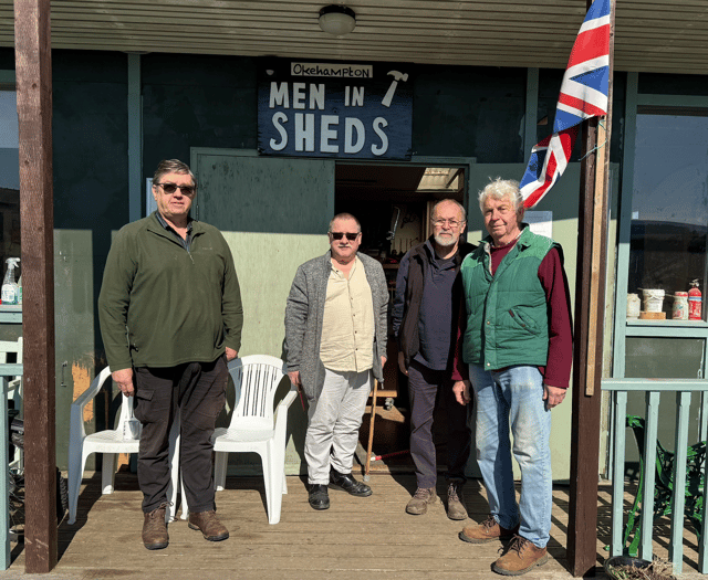 Okehampton Men in Sheds off to Bideford Soapbox Derby