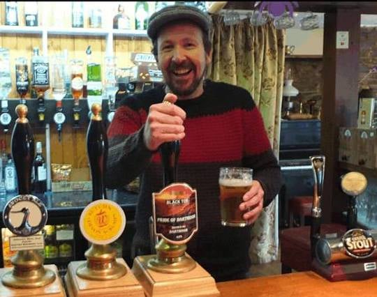 Former Mary Tavy landlord Lawrence Patrick McNeela tells ghostly tales on YouTube. He is raising funds for Tavistock Foodbank.