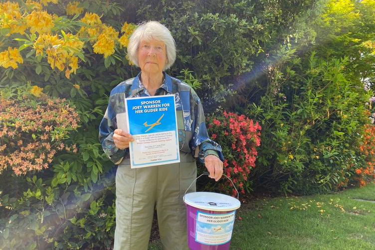 Joey Warren is set to fly high in aid of her local church at the age of 96.