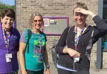 St James Primary School Pupils excel at neon run