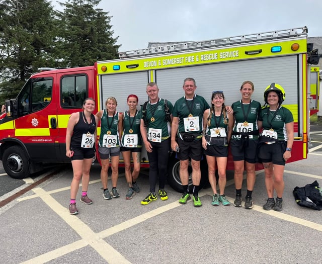 Firefighters' charity race
