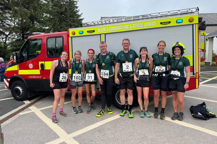 Tamar Trails Runners took part in Princetown Fire Station charity ten km race. 
