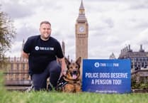 Police dogs petition Parliament for pensions