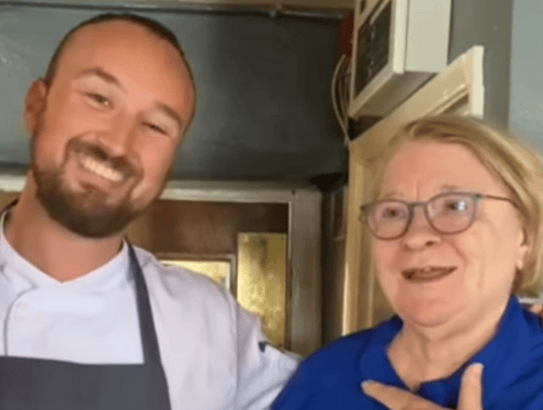 Celebrity chef pops into village pub