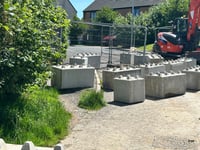 Fence divides Okehampton estate