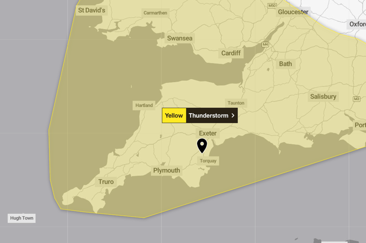 Weather warning June 13 and June 14