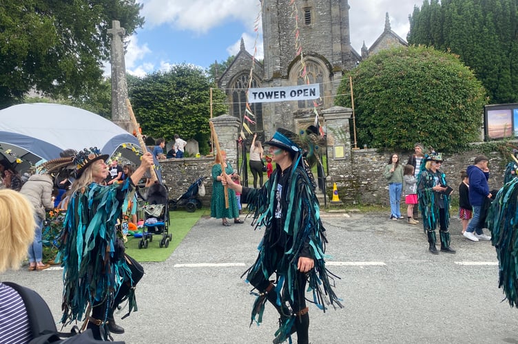 Buckland Monachorum Summer Fair hosted morris dancers among many traditional village attractions.