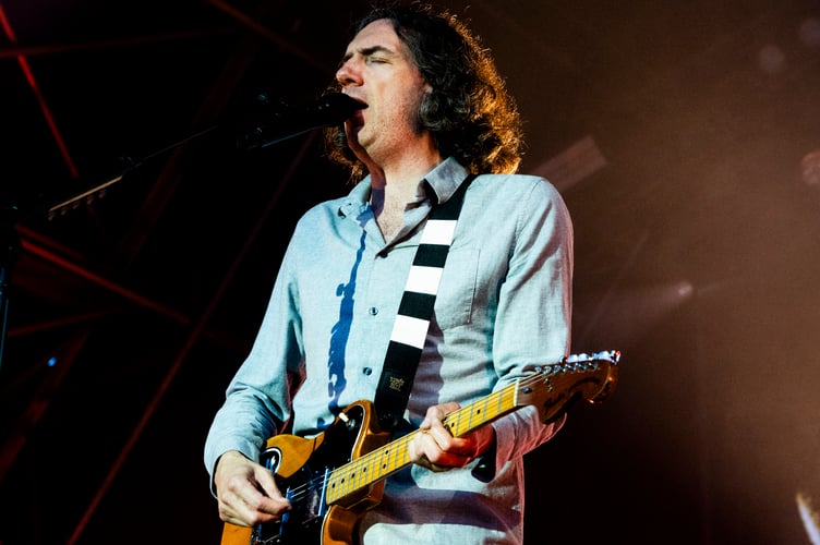 The audience helped celebrate the birthday on Sunday (June 21) of Snow Patrol frontman Gary Lightbody  during the final day of the Plymouth Summer Sessions live concert on Plymouth Hoe.