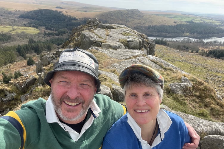 Jim and Sam McNeill loving the wilderness of Dartmoor together.