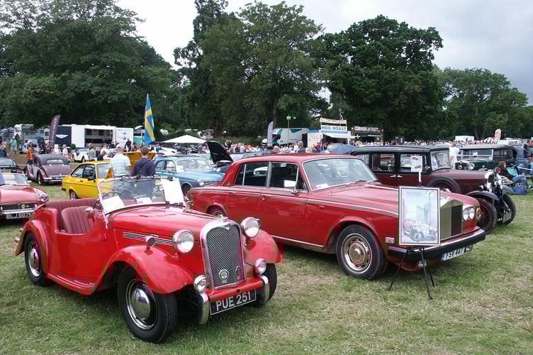 This lovely 1954 Singer 4 AD and 1977 Rolls Royce Silver Shadow 2 show the diversity of some of the 1,000 cars already booked in