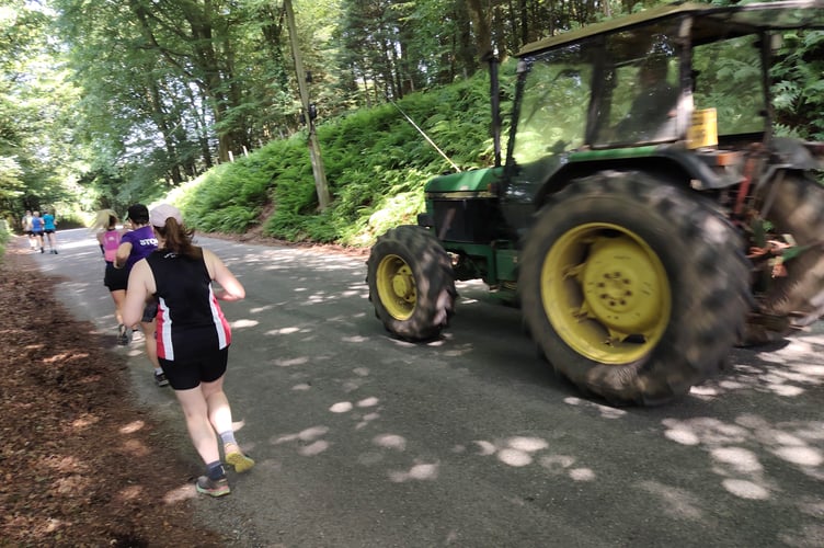 Burrator Horseshoe Race at Meavy Fair.