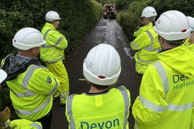 The Future of Roads Minister, Lilian Greenwood MP travelled to Devon to see the roads get repaired.