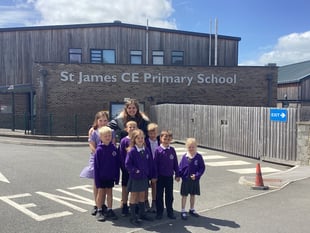St James Primary secures funding for lollypop lady or gent