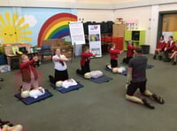 Over 100 Okehampton primary school students taught CPR