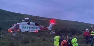 Injured walker airlifted off Dartmoor